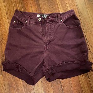 Light Purple Boyfriend Shorts